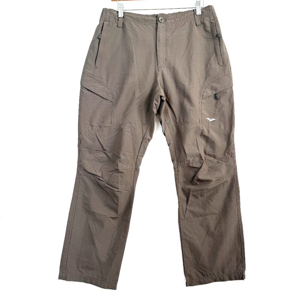 Mier Quick Dry Cargo Pants Womens M Green Khaki Hiking Tactical Outdoor Stretch